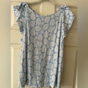 LOFT Leaf Print blouse